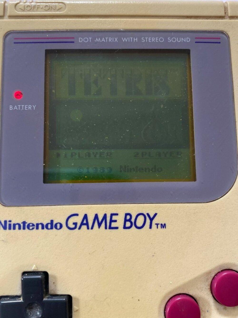 Original Nintendo Game Boy DMG-01 Handheld Console Tetris 1989 w/Power Cord - Picture 3 of 9